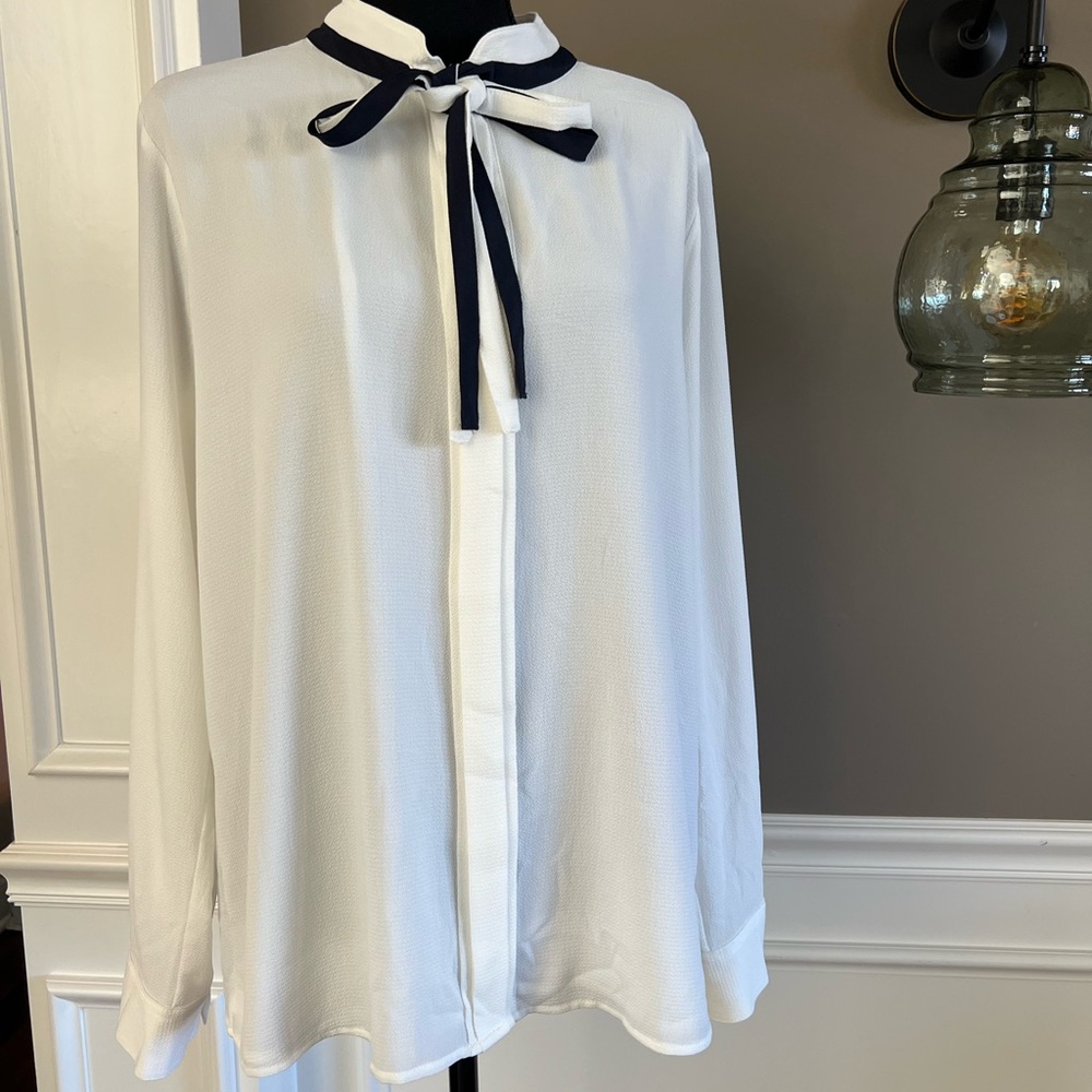 Tommy Hilfiger Tie-neck blouse